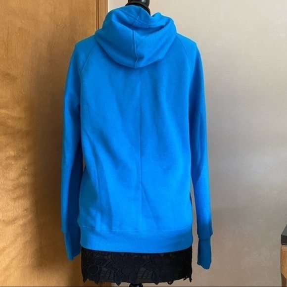 Champion Cerulean Turquoise Blue Cotton Hoodie Sweatshirt Size Large NWOT - Picture 7 of 13